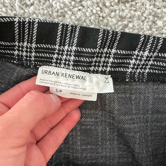 Urban Renewal Plaid Front Slit Pants - Picture 5 of 5